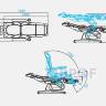 Косметологическое кресло SD-3870A, 3 мотора
