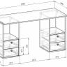 Стол письменный Прайм-61 венге MAS_STL-PRAIM-61-VD