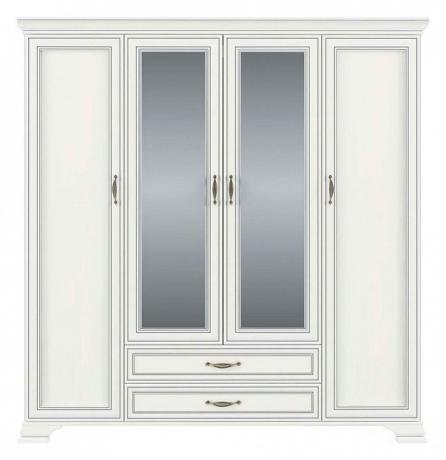 Шкаф платяной Tiffany 4D2S вудлайн крем ANR_648216