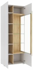 Шкаф-витрина Куба 1701.М4 белый MEL_1701_M2