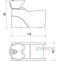 Мойка парикмахерская FLATIRON E 1P