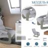 Кресло-качалка Модель 81 серый ясень ML_2000026748403