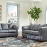 Диван Darcy 7500936 3-местный раскладной 229х97х94 см Серый