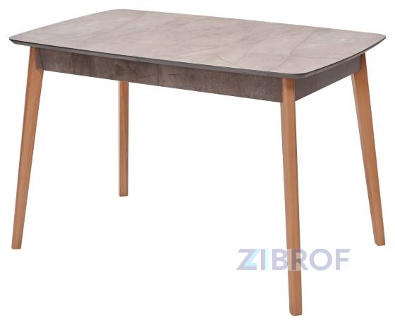 Стол обеденный 29 Gray Marble раскладной 120-150*75 серый мрамор