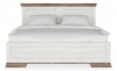Кровать двуспальная Marselle LOZ160х200 дуб сонома темный, ясень снежный BRW_70004465
