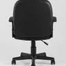 TopChairs Comfort офисное черное в обивке из экокожи с механизмом регулировки по высоте