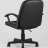 TopChairs Comfort офисное черное в обивке из экокожи с механизмом регулировки по высоте
