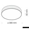 Потолочный светильник Technical C032CL-L43W4K