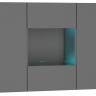 Набор для гостиной Point белый, графит серый NKM_Point_system_14