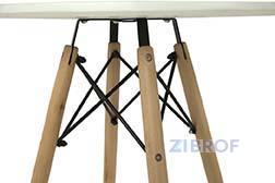 Стол обеденный DT-902-2 Mesa MK-4319-WT круглый 80х80х75 см Белый
