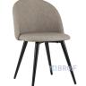 Стул обеденный Лион светло-серая экокожа