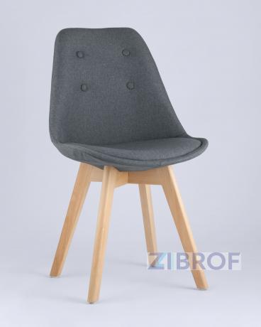 Обеденная группа стол Берген 160-220*90, 6 cтульев TARIQ голубые
