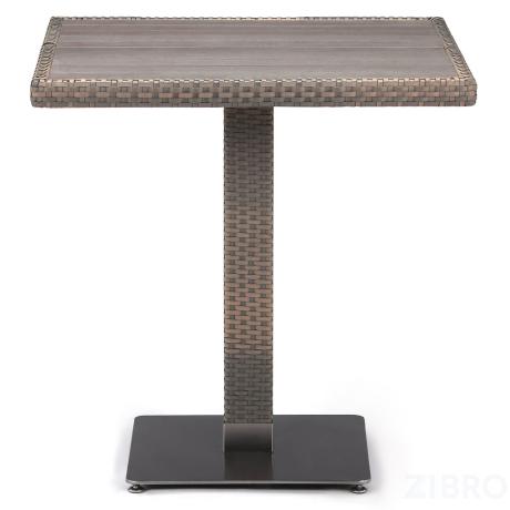 Стол из иск. ротанга T601DG-W1289-70х70 Pale (декинг)