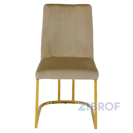 Стул DX-2055-1 MK-6958-BG золотые ножки 64х60х84 см Бежевый