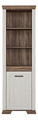 Стеллаж комбинированный Marselle REG1DP дуб сонома темный, ясень снежный BRW_70004462