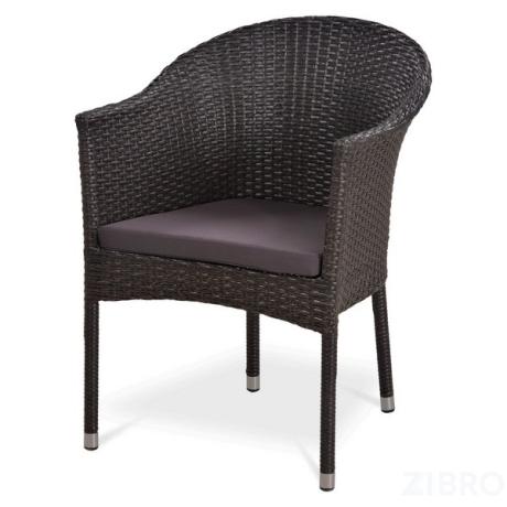 Кресло из иск. ротанга Y350B-W51 Brown