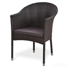 Кресло из иск. ротанга Y350B-W51 Brown