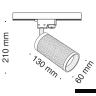 Трековый светильник Technical TR011-1-GU10-G
