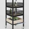 Тележка парикмахерская IRONIK RACK 2