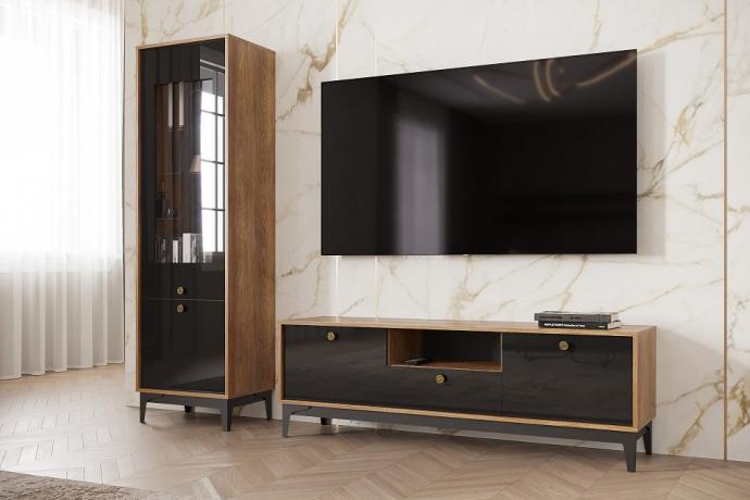 Тумба под ТВ Brass ТВ-1 каштан арвадона NKM_71727437-71727440