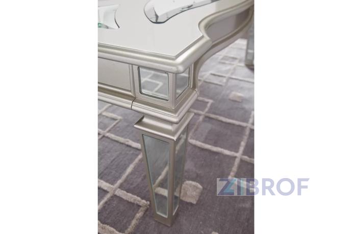 Столик журнальный Tessani T099-1 66х122х47 см Серебристый
