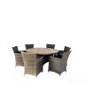 Комплект мебели из иск. ротанга AFM-190 Brown/Light 6Pcs