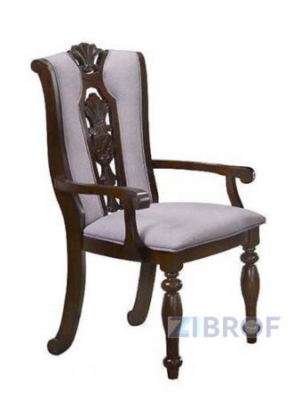 Стул Elissa MK-4525-LW с подлокотниками 53х62х109 см Темный орех