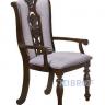 Стул Elissa MK-4525-LW с подлокотниками 53х62х109 см Темный орех
