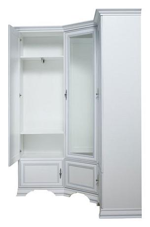 Шкаф платяной Кентаки SZFN5D белый BRW_00009869