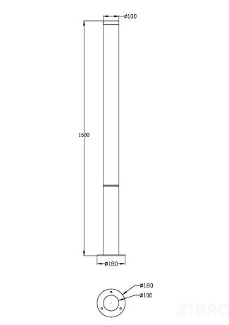Ландшафтный светильник Outdoor O041FL-L50B3K