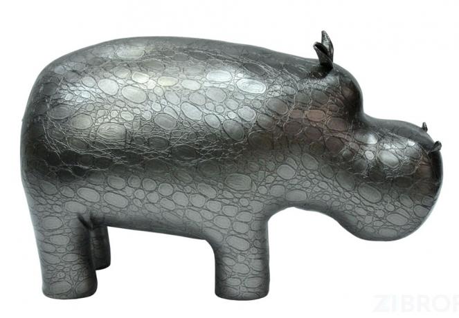 Пуф Бегемот Дизайн Dinazor Silver