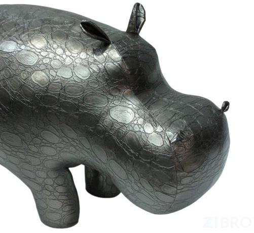Пуф Бегемот Дизайн Dinazor Silver