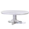 Стол HNDT - 4872 SWC MK-1105-AW обеденный раскладной 122х122(183)х77 см Античный белый