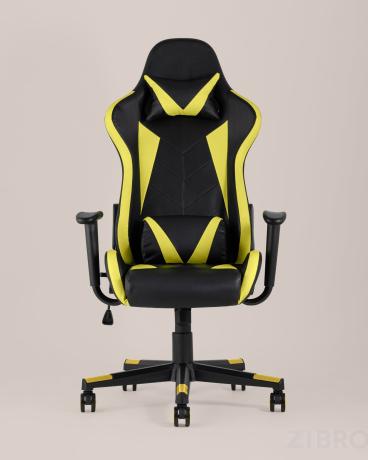 Игровое кресло компьютерное TopChairs Gallardo желтое геймерское