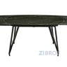 Стол обеденный MC-1907DT MK-7511-BL керамический 100х130(190)х75 см Черный мрамор