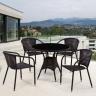 Комплект плетеной мебели T197ANS-W53/Y137B-W51 Brown 4Pcs