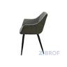 Кресло UDC8127 Belinda MK-7208-GN 59х57х83 см Светло-серый/темно-оливковый