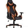 Игровое кресло компьютерное TopChairs Gallardo оранжевое геймерское