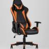 Игровое кресло компьютерное TopChairs Gallardo оранжевое геймерское