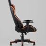Игровое кресло компьютерное TopChairs Gallardo оранжевое геймерское