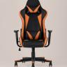 Игровое кресло компьютерное TopChairs Gallardo оранжевое геймерское