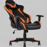 Игровое кресло компьютерное TopChairs Gallardo оранжевое геймерское