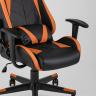 Игровое кресло компьютерное TopChairs Gallardo оранжевое геймерское