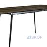 Стол UDT8053 Virgo MK-7209-WD обеденный раскладной 80х120(160)х76 см Орех