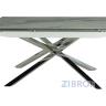 Стол обеденный MC-17108DT MK-7512-WM керамический 90х150(200)х76 см Белый мрамор