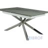 Стол обеденный MC-17108DT MK-7512-WM керамический 90х150(200)х76 см Белый мрамор