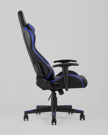 Игровое кресло компьютерное TopChairs Gallardo синее геймерское