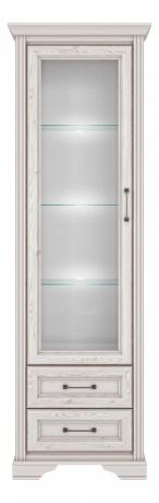 Шкаф-витрина Стилиус с подсветкой B169-REG1W2S лиственница сибирская BRW_UT-70005294