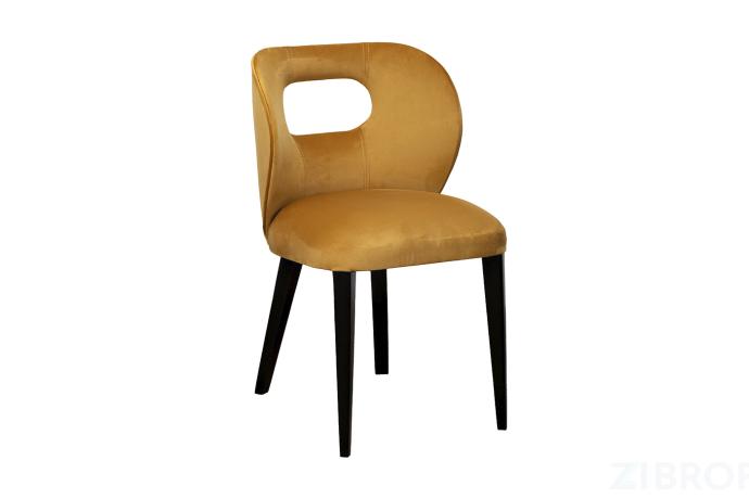 Стул Unico горчичный велюр Colt022-Orang 50*47*81см