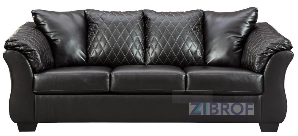 Диван Betrillo 4050238 3-местный 223х99х94 см Черный